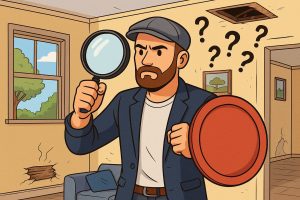 Surprises cachées visite immobilière, article expliquant l'intérêt d'être accompagné par un professionnel du batiment quand on visite un bien immobilier